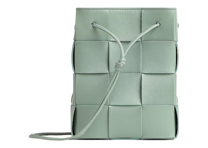 Bottega Veneta Crossbody Bucket Bag Small Intreccio New Sauge