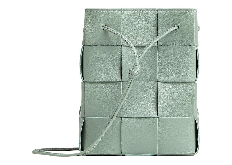 Bottega Veneta Crossbody Bucket Bag Small Intreccio New Sauge
