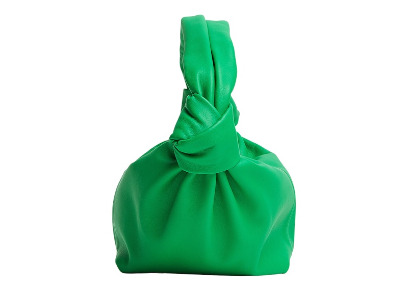 Bottega Veneta Double Knot Top Hangdle Bag Parakeet
