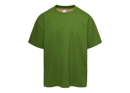 Bottega Veneta Double Layered Cotton Jersey Relaxed Fit T-shirt Jalapeno/Sesame
