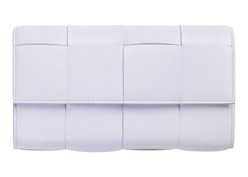 Bottega Veneta Flap Wallet Intreccio Mirth Washed