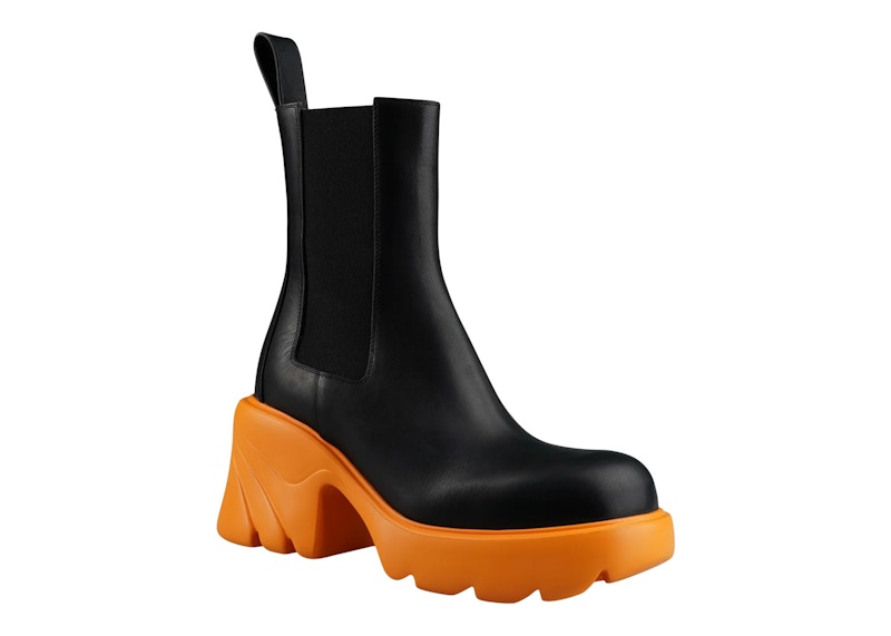 Bottega Veneta Flash Boots Black Tangerine (Women's)