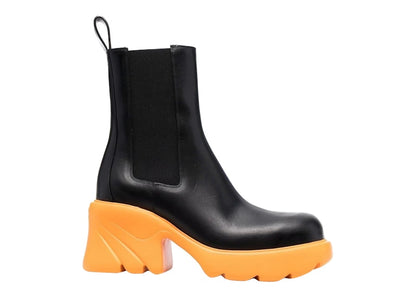 Bottega Veneta Flash Boots Black Tangerine (Women's)