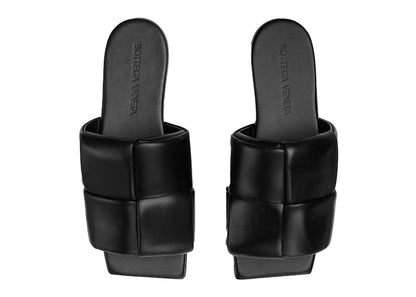 Bottega Veneta Flat Sandal Black Leather