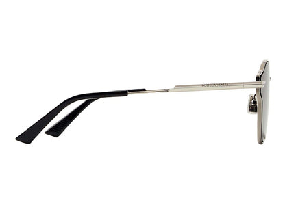 Bottega Veneta Glaze Metal Aviator Sunglasses Silver/Grey (756328V44508107)