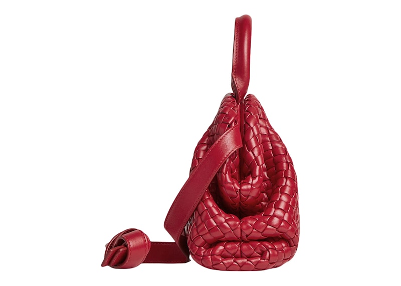Bottega Veneta Handle Intrecciato Top Handle Small Apple Candy