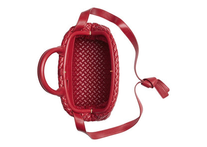Bottega Veneta Handle Intrecciato Top Handle Small Apple Candy