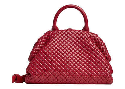 Bottega Veneta Handle Intrecciato Top Handle Small Apple Candy