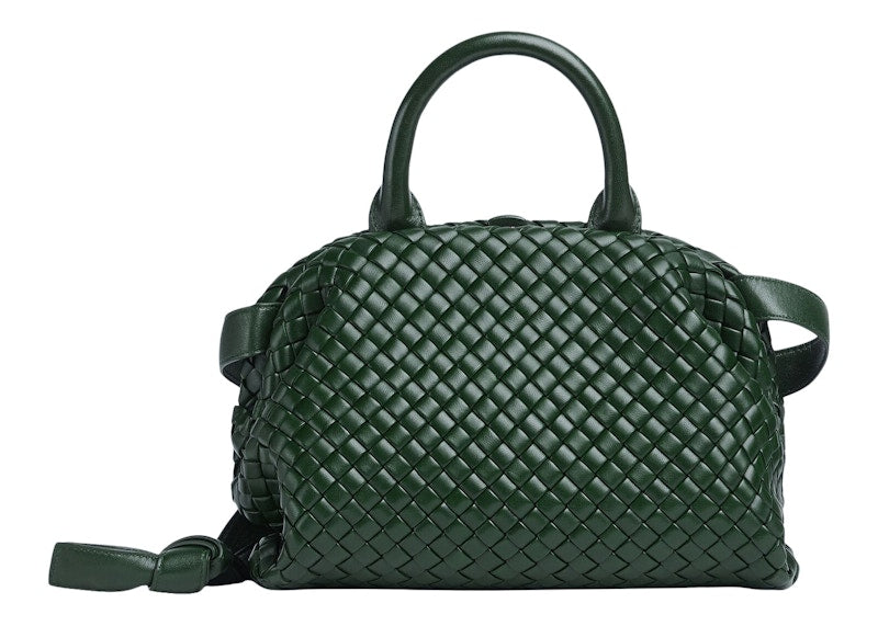 Bottega Veneta Handle Intrecciato Top Handle Small Raintree