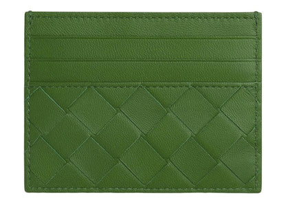 Bottega Veneta Intrecciato Card Holder Avocado