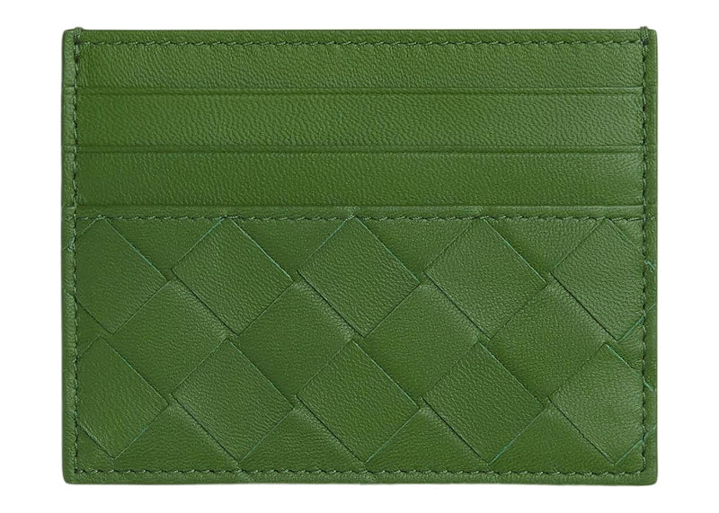 Bottega Veneta Intrecciato Card Holder Avocado