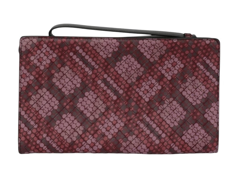Bottega Veneta Intrecciato Leather Wallet Burgundy