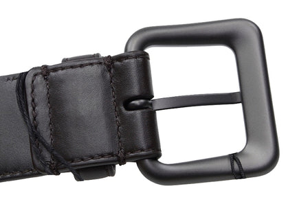 Bottega Veneta Intrecciato Weave Belt Brown