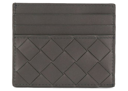 Bottega Veneta Intrecciato Weave Cardholder Black