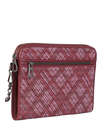 Bottega Veneta Intrecciato Woven Wristlet Multi
