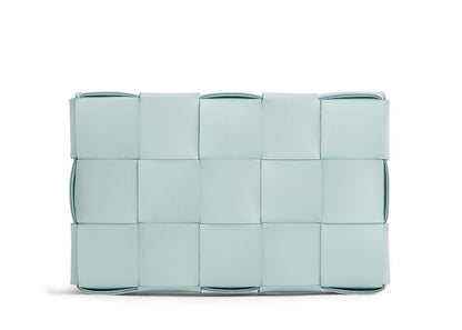 Bottega Veneta Intreccio Cassette Teal Washed