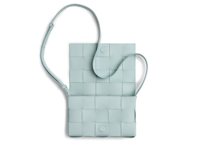 Bottega Veneta Intreccio Cassette Teal Washed