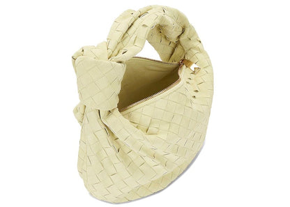 Bottega Veneta Jodie Intrecciato Shoulder Bag Teen Lemon