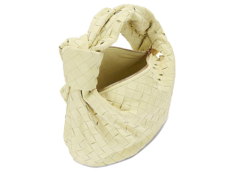 Bottega Veneta Jodie Intrecciato Shoulder Bag Teen Lemon