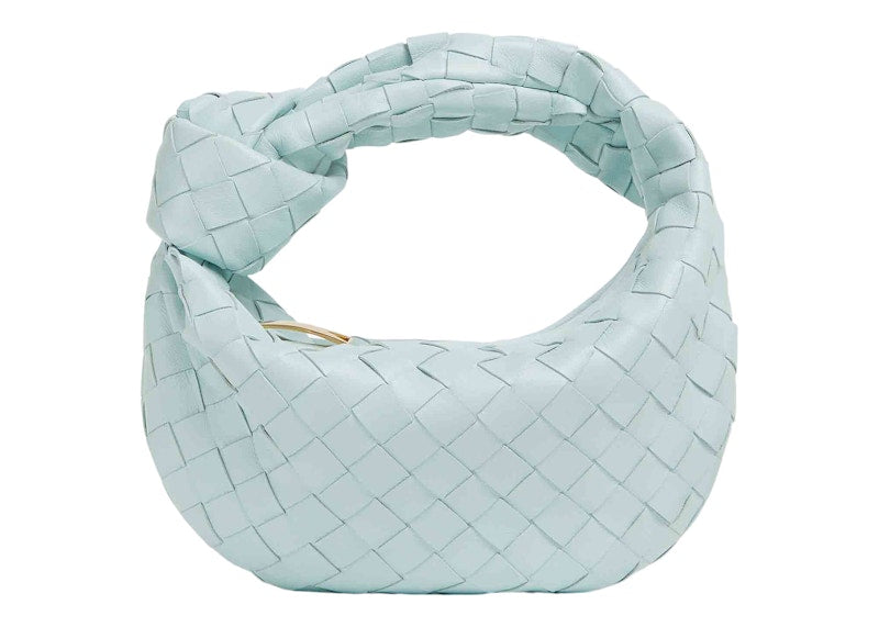 Bottega Veneta Jodie Mini Teal Washed