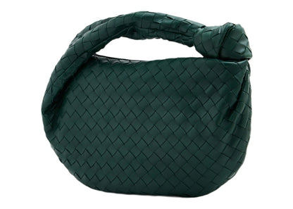 Bottega Veneta Jodie Shoulder Bag Teen Intrecciato Green