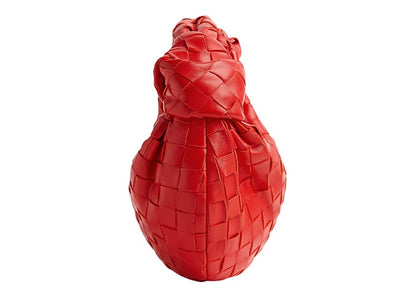 Bottega Veneta Jodie Top Handle Bag Mini Intrecciato Redstone