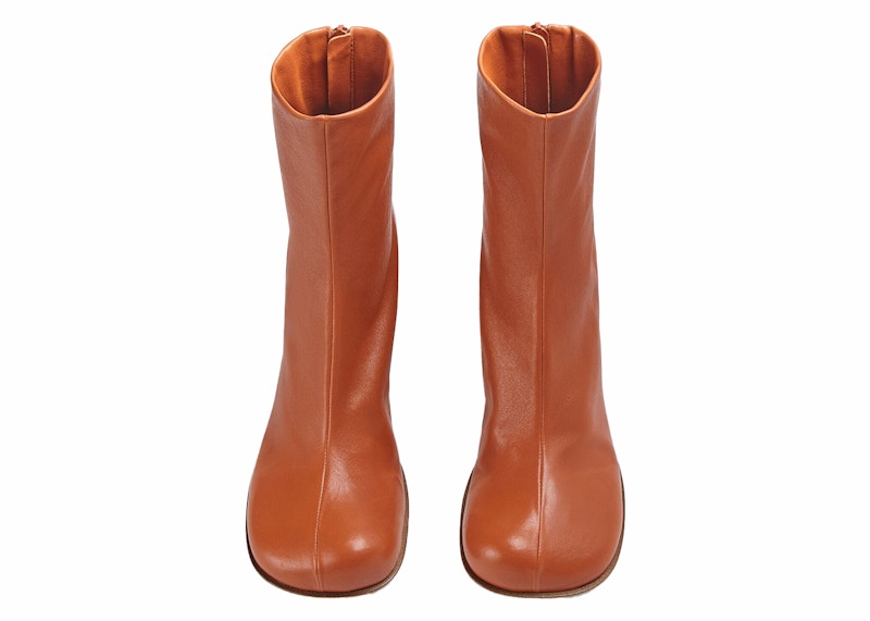 Bottega Veneta Leather Ankle Boot Brown (Women's)