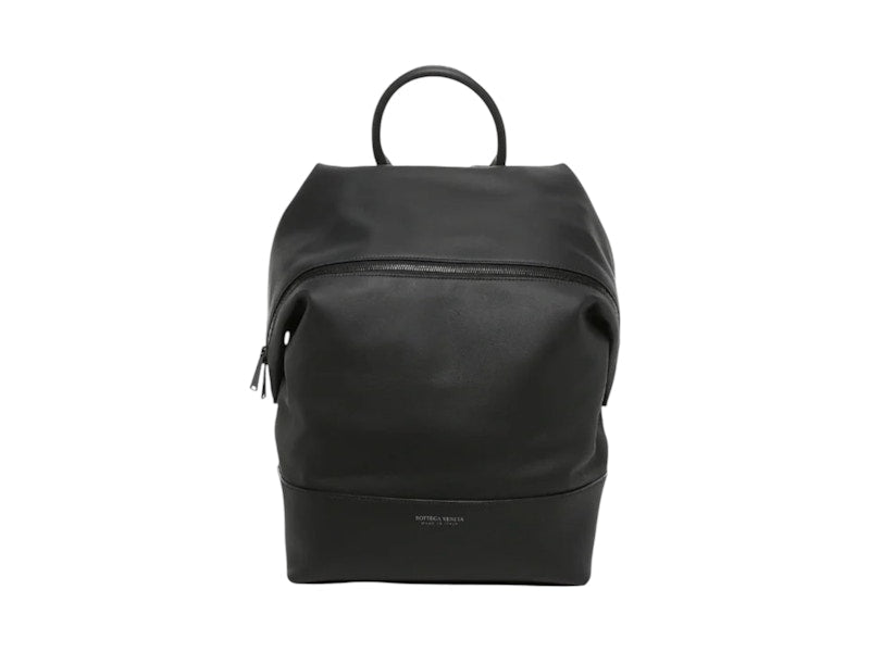 Bottega Veneta Leather Backpack Black