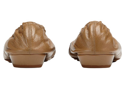 Bottega Veneta Leather Ballet Flat Almond (Women's)