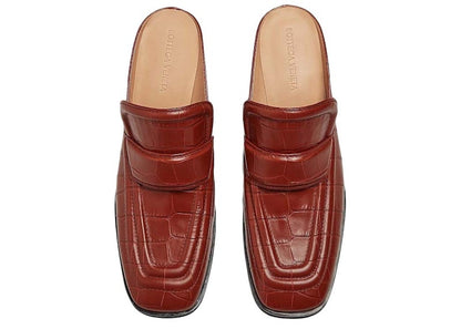 Bottega Veneta Leather Heeled Mules Fandente (Women's)