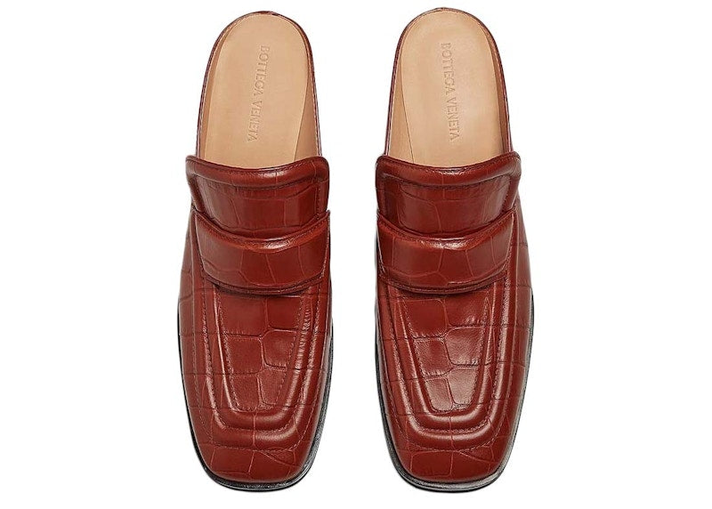 Bottega Veneta Leather Heeled Mules Fandente (Women's)