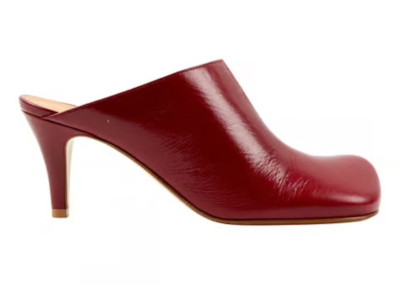 Bottega Veneta Leather Mule Red (Women's)