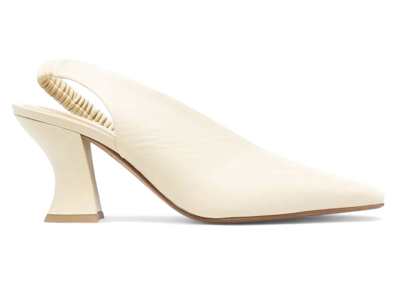 Bottega Veneta Leather Pumps Cream (Women's)