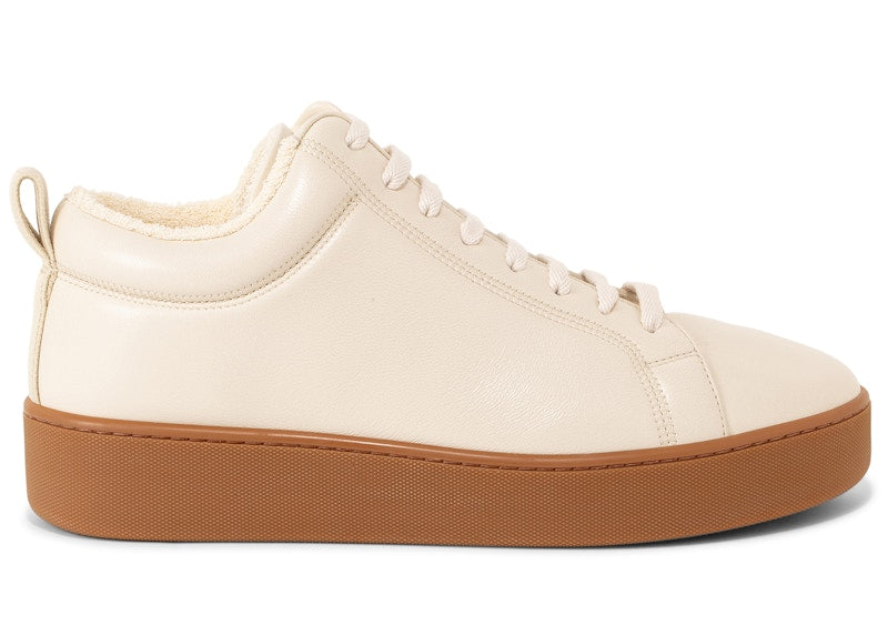 Bottega Veneta Leather Quilt Sneaker White