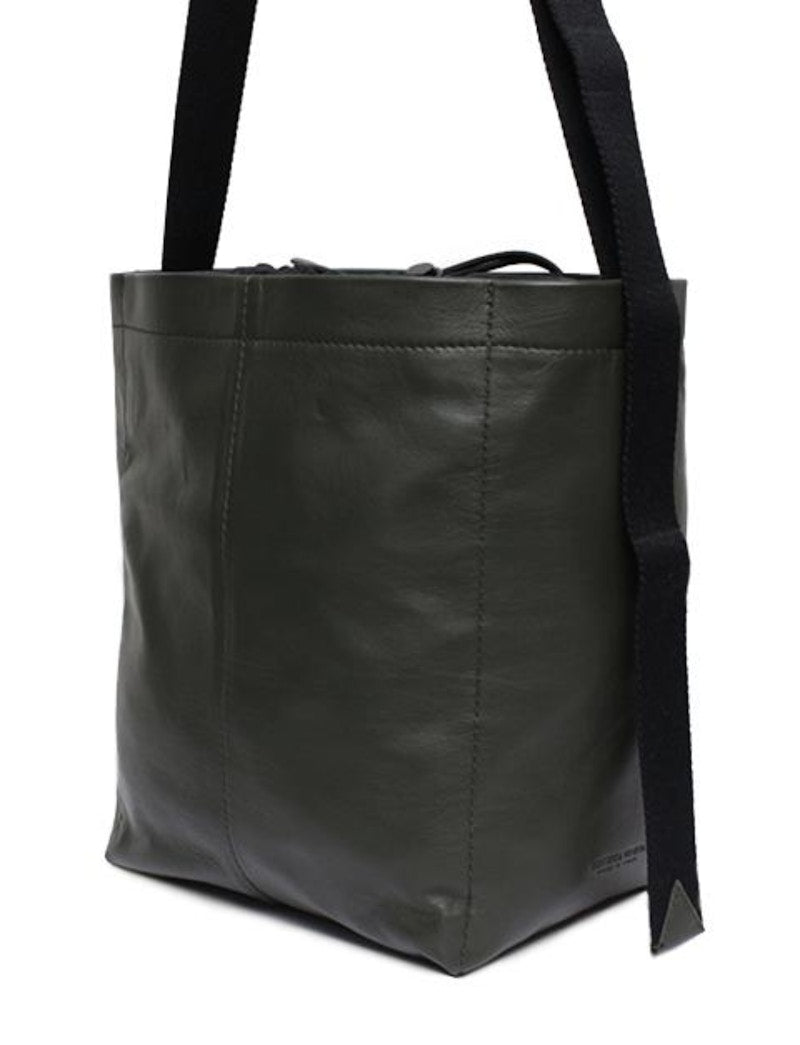 Bottega Veneta Leather Shoulder Bag Black