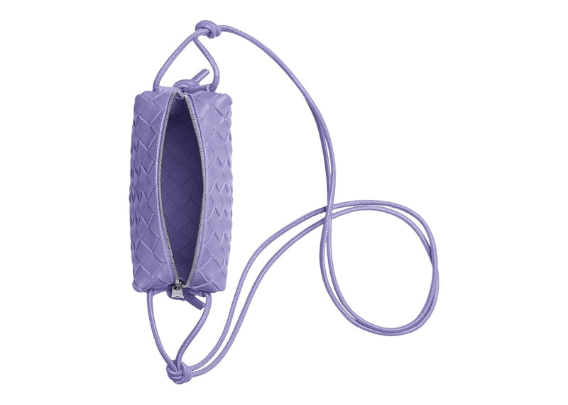 Bottega Veneta Loop Intrecciato Camera Bag Mini Wisteria