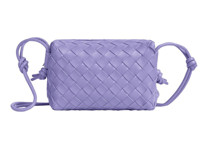 Bottega Veneta Loop Intrecciato Camera Bag Mini Wisteria