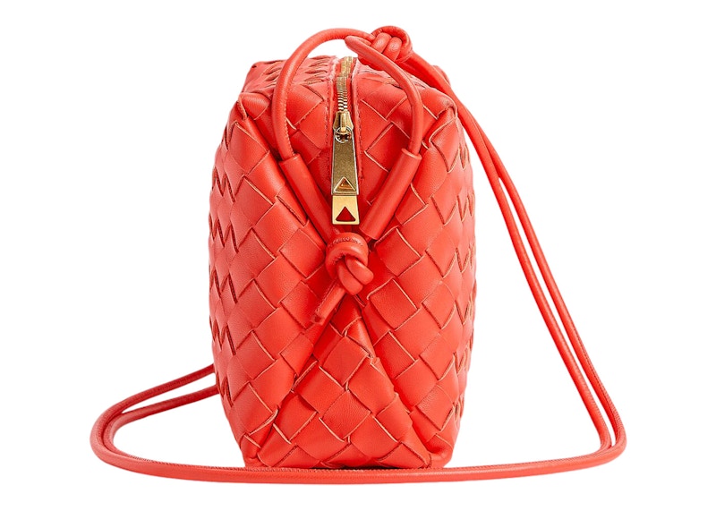 Bottega Veneta Loop Intrecciato Camera Bag Small Sunburst