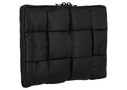Bottega Veneta Maxi Intrecciato Puffer Laptop Pouch Black/Multi