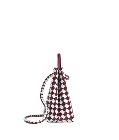 Bottega Veneta Medium Andiamo Bag Barolo/Glacier