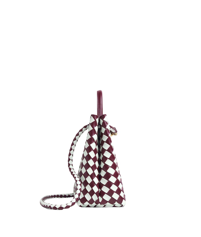 Bottega Veneta Medium Andiamo Bag Barolo/Glacier