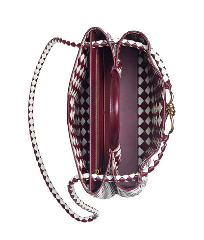 Bottega Veneta Medium Andiamo Bag Barolo/Glacier