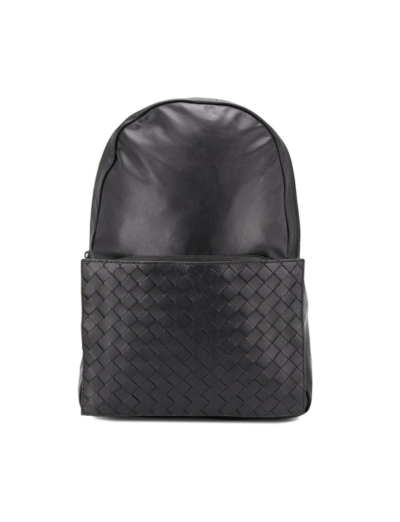 Bottega Veneta Men's Leather Backpack Black
