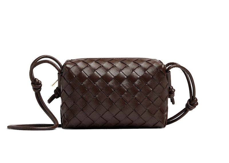 Bottega Veneta Mini Loop Camera Bag Light Brown