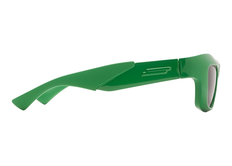 Bottega Veneta Mitre Sunglasses Green/Gray (712692VBL803342)