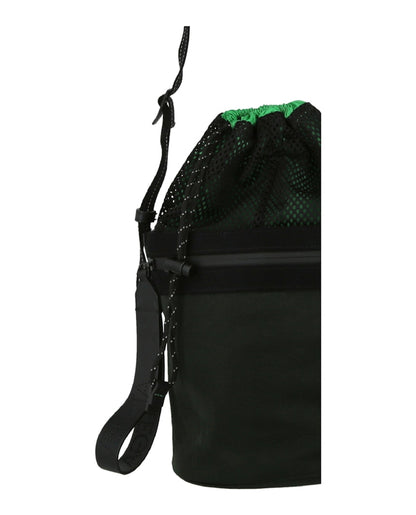 Bottega Veneta Nylon Bucket Bag Khaki