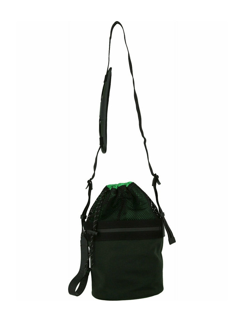 Bottega Veneta Nylon Bucket Bag Khaki
