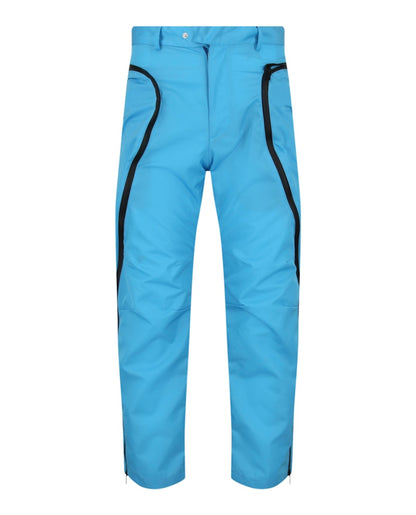 Bottega Veneta Nylon Straight-Leg Pants Bright Blue