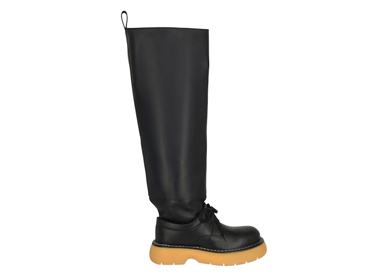 Bottega Veneta Over-The-Knee Bounce Boots Black