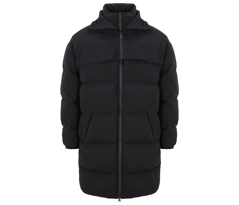 Bottega Veneta Oversized Long Puffer Jacket Black